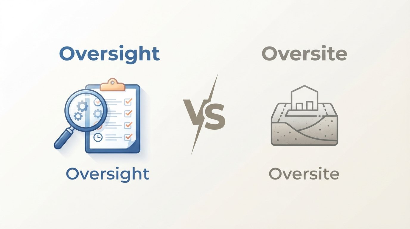 Oversite vs Oversight