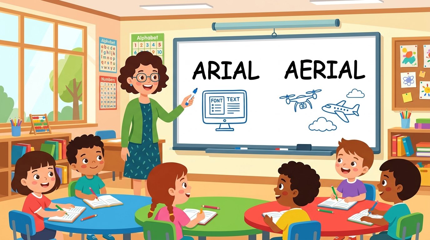 Arial vs Aerial