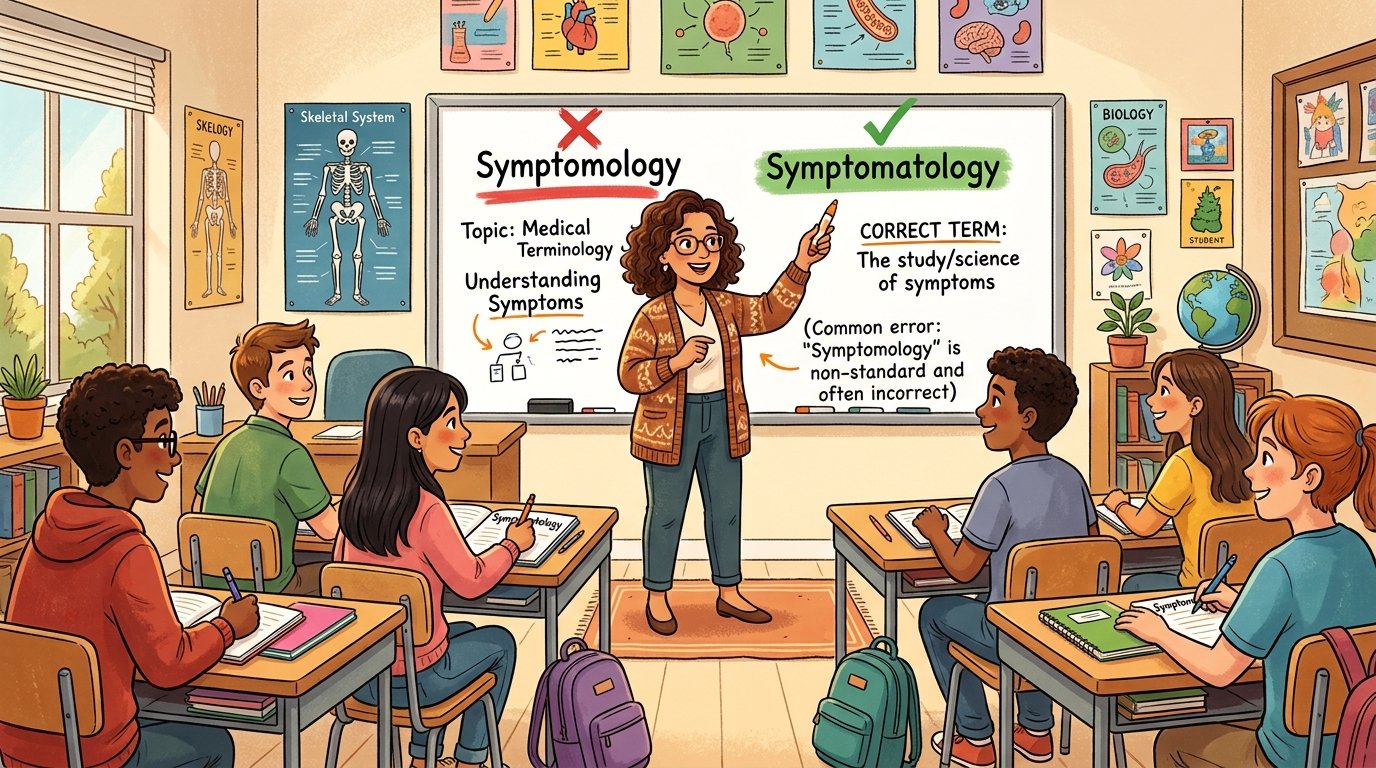 Symptomology vs Symptomatology