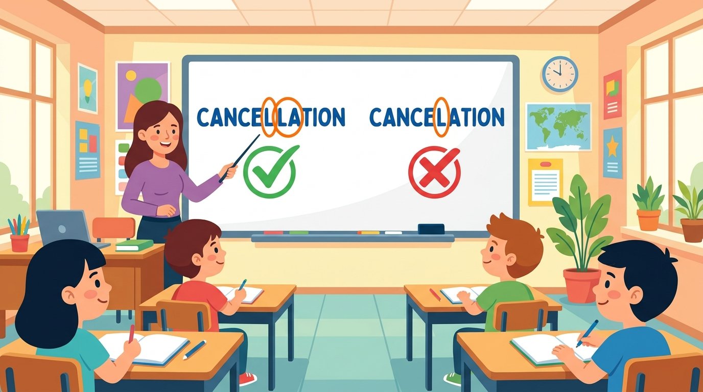 Cancelation vs Cancellation