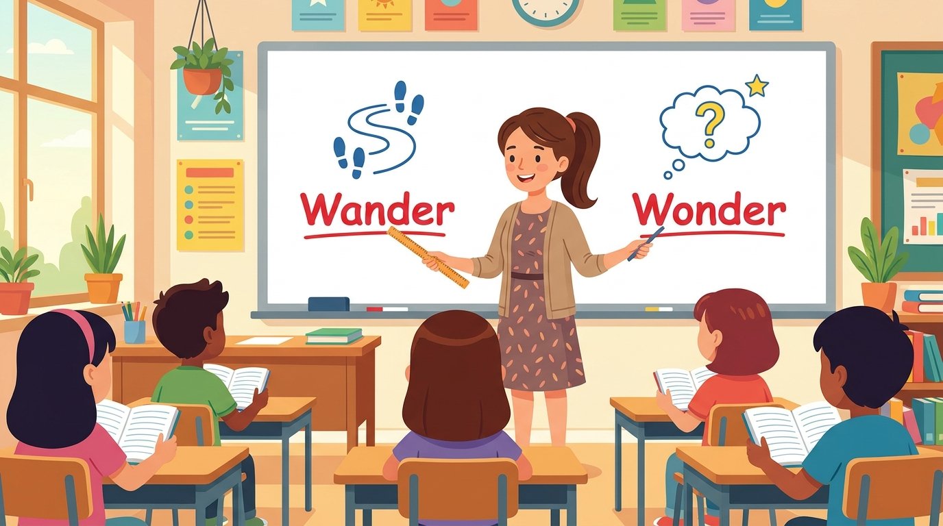 Wander vs Wonder