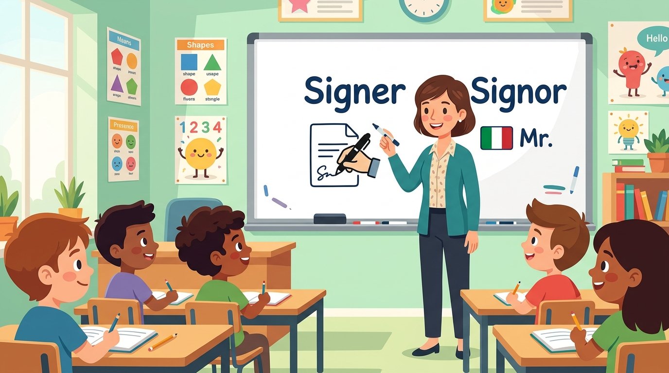 Signer or Signor