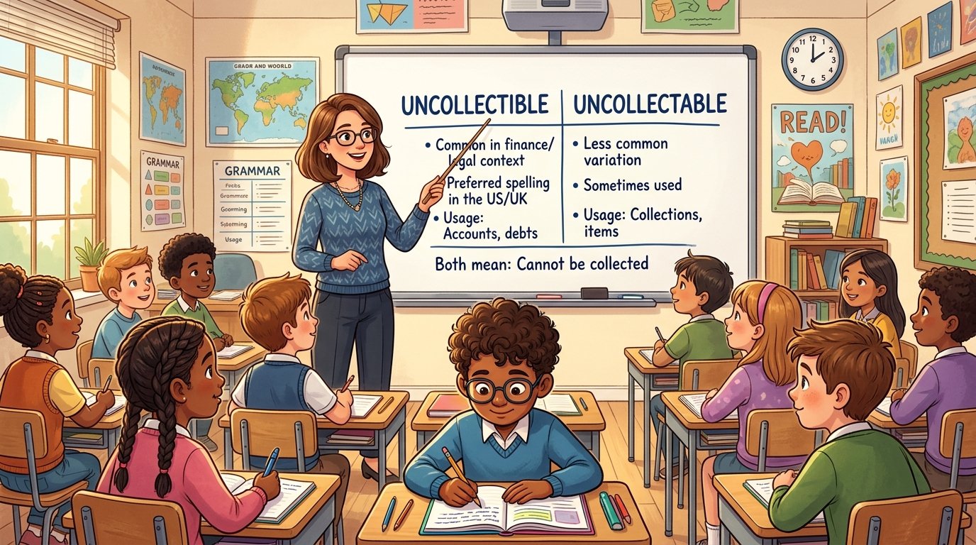Uncollectible or Uncollectable
