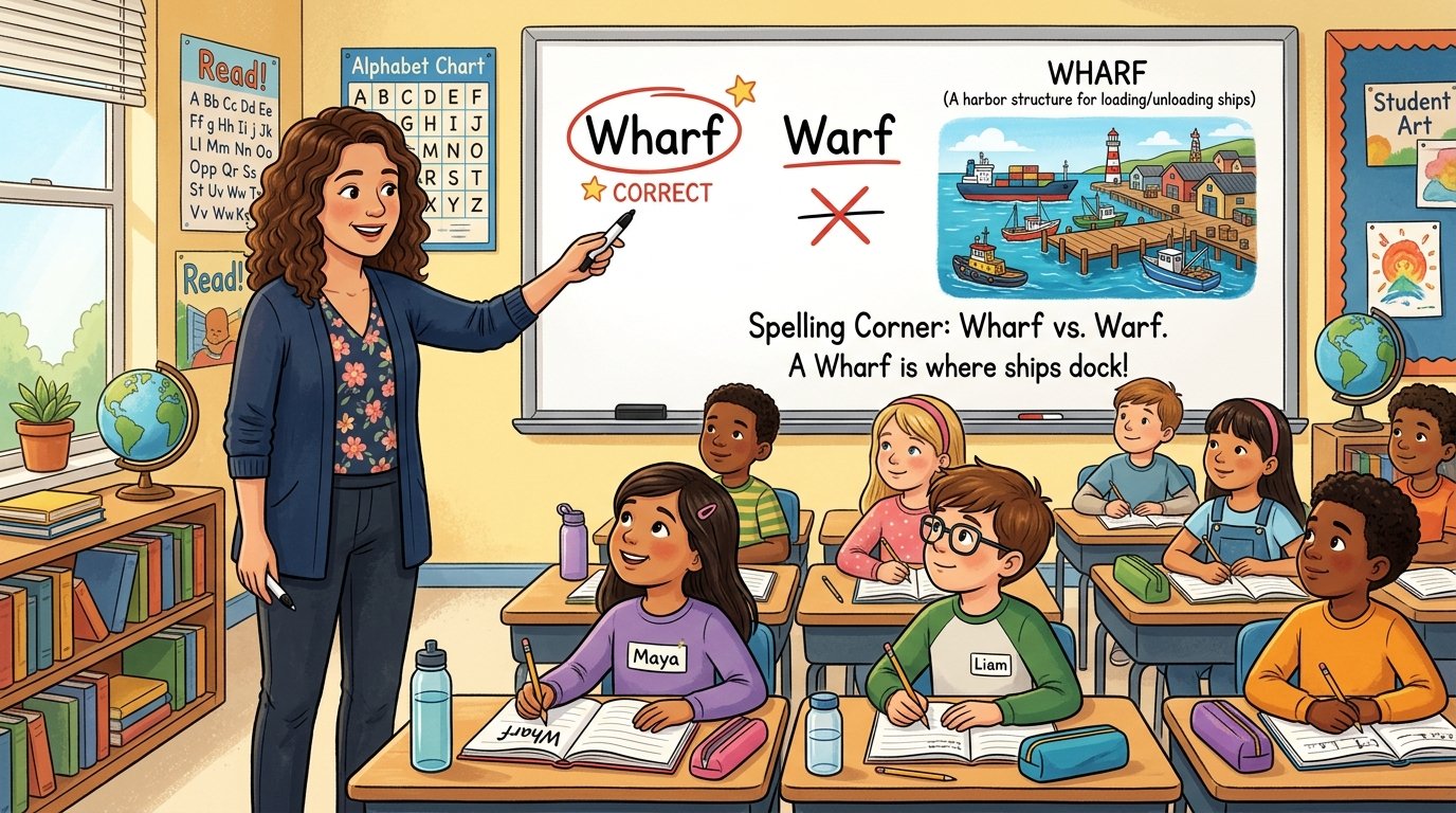 Wharf vs Warf