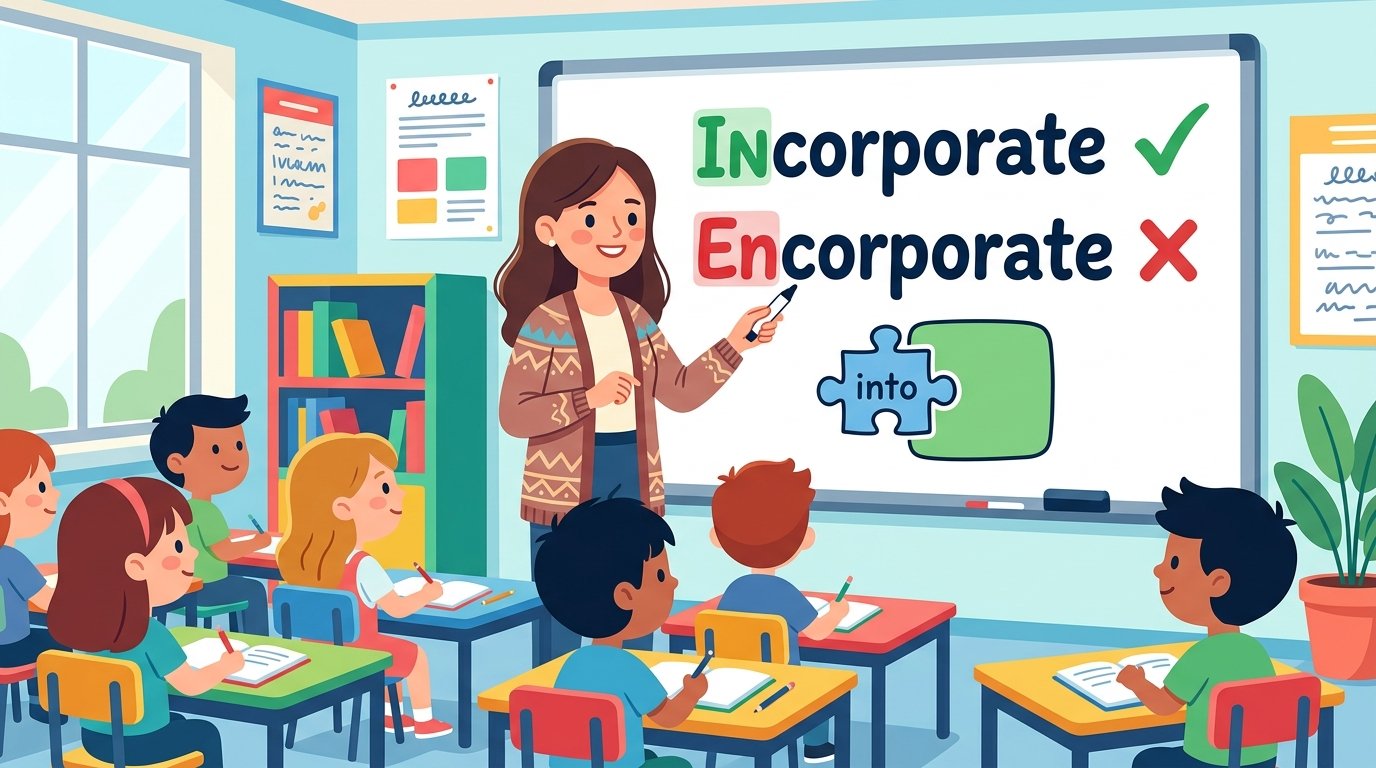 Incorporate vs Encorporate