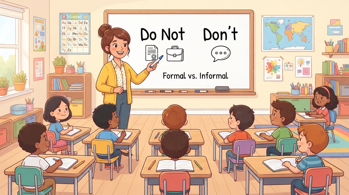 Do Not vs Don't