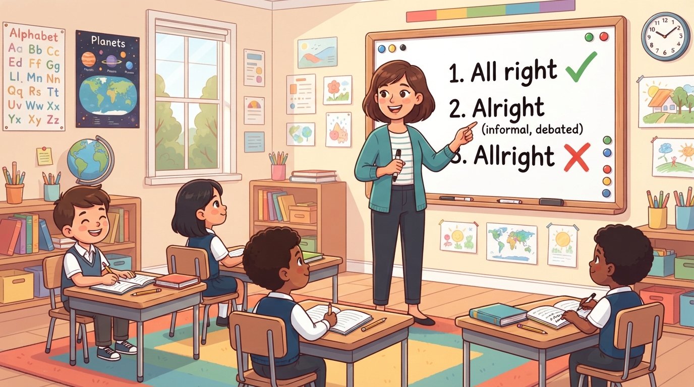 Alright vs Allright