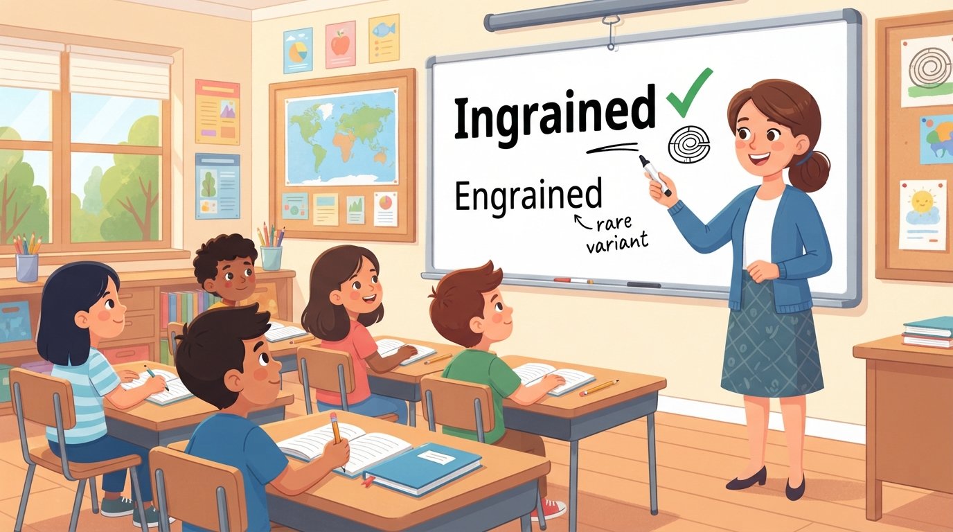 Ingrained or Engrained