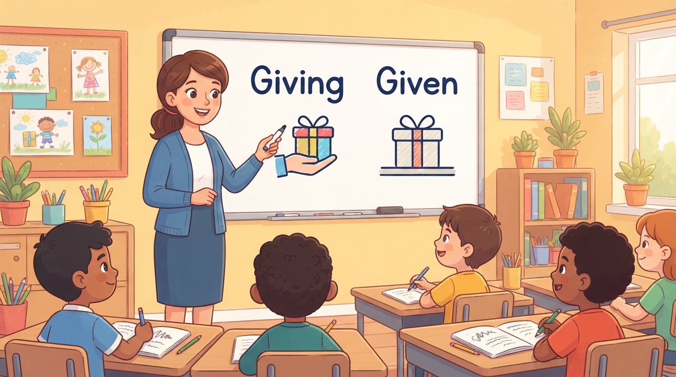 Giving vs Given